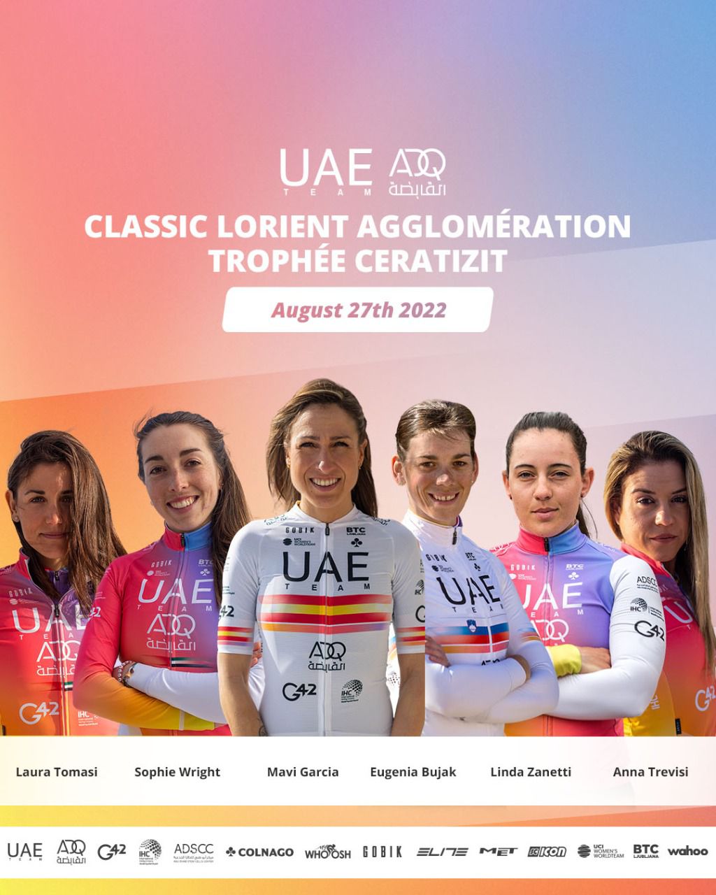 UAE Team ADQ ready for GP in Plouay