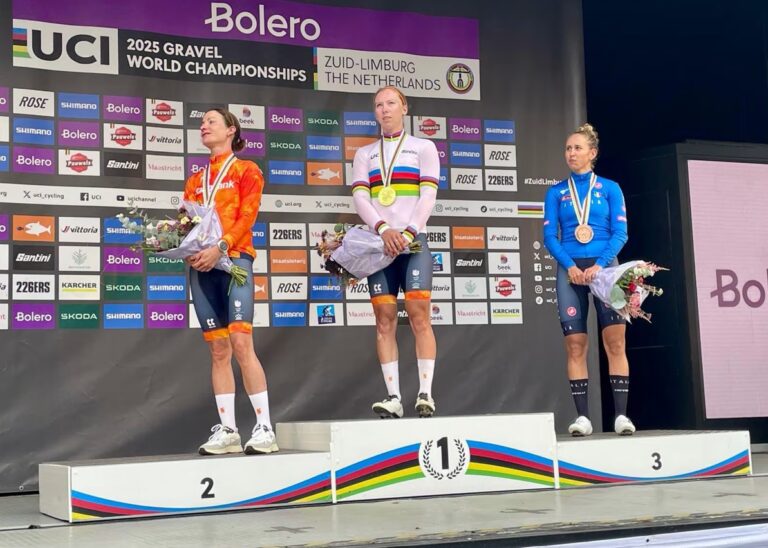 PODIO Mondiali Gravel Persico federciclismo