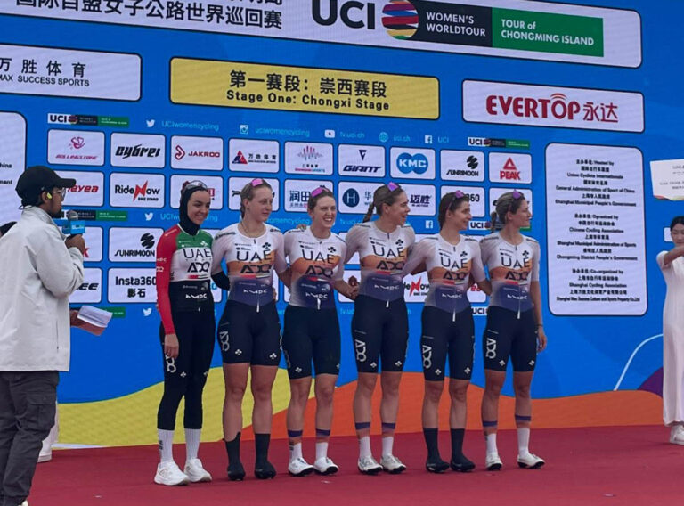 tour of chongming island uae team adq copia