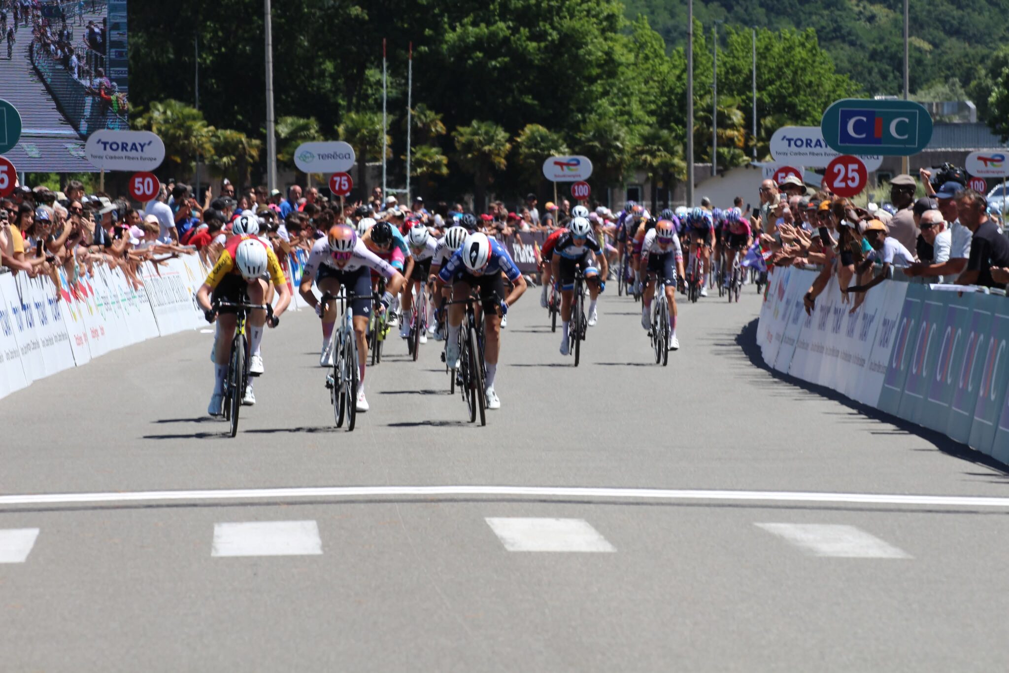 Federica Venturelli finishes second in the first stage in the Pyrenees