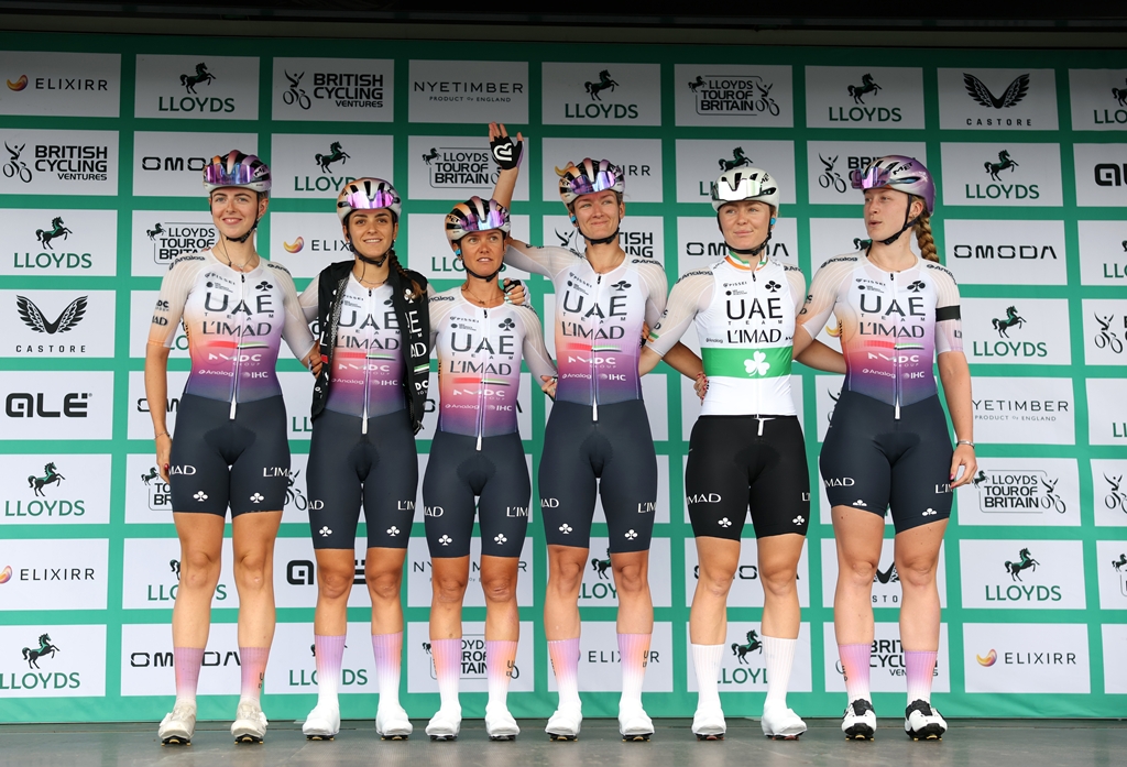 Double top 10 for UAE Team L’IMAD on Stage 3 of the Tour of Britain Women
