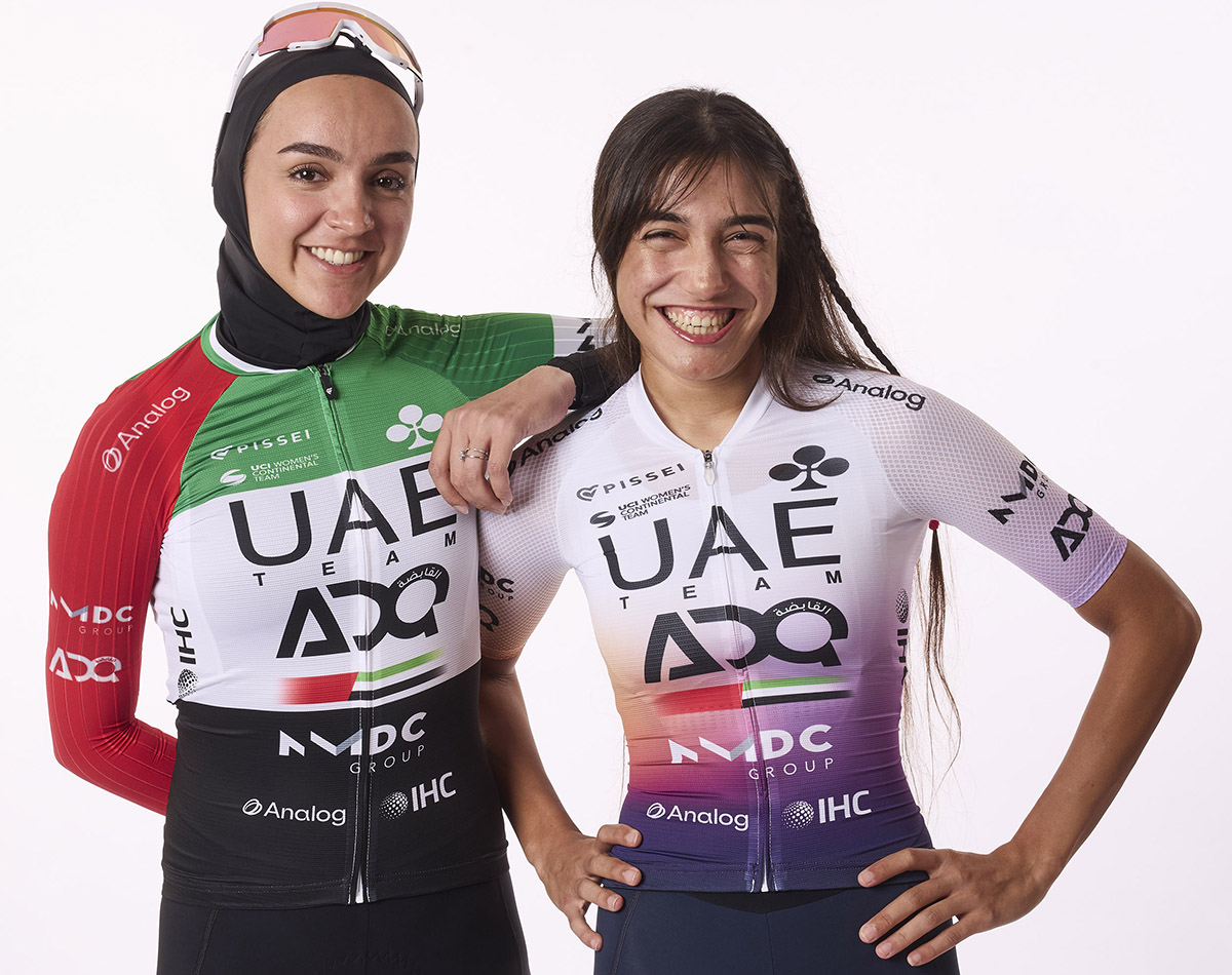 Safiya Alsayegh and Zahra Hussain at the UAE National Championships