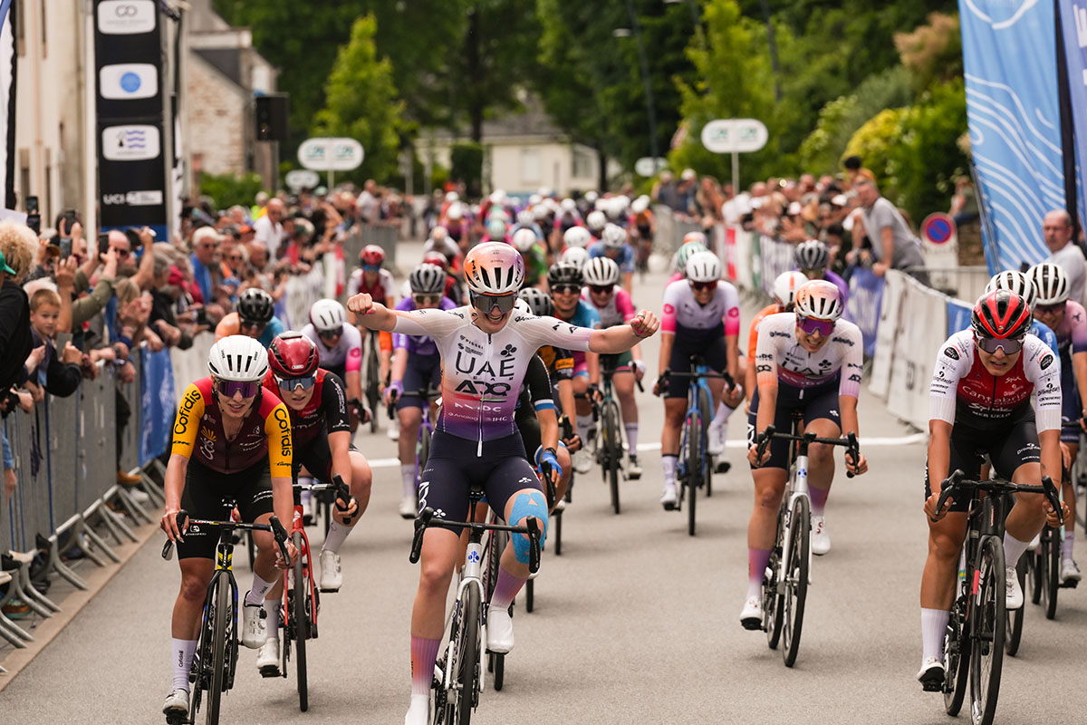 First victory for Abigail Miller in UAE Development Team colours at La Classique Morbihan
