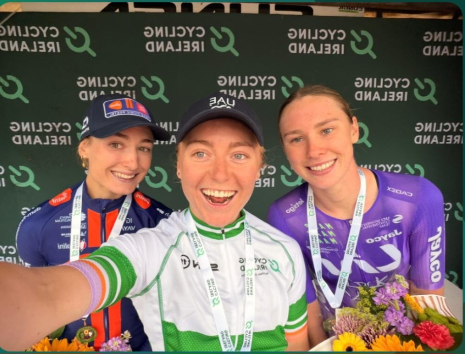 Lara Gillespie is also the Irish Road Race Champion