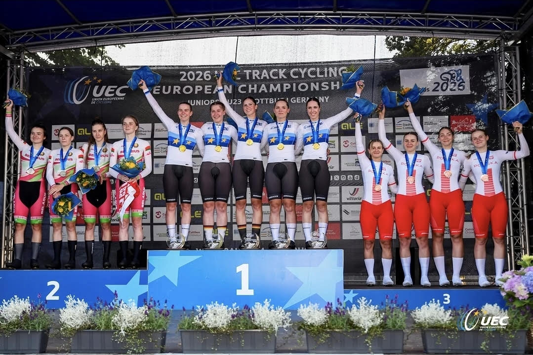 Magdalena Leis Wins U23 Team Pursuit Title at the Track European Championships