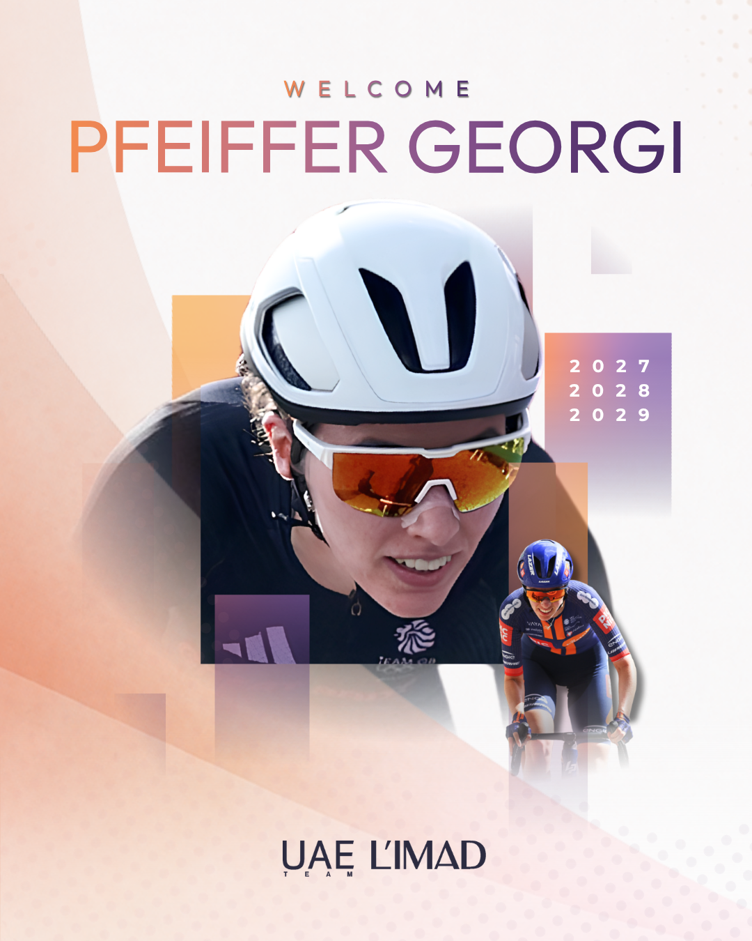 Pfeiffer Georgi joins UAE Team L’IMAD on a three-year deal